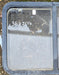 Used Slanted White Radius Opening Window : 35 3/4" W x 21 1/4" H x 1 7/8" D - Young Farts RV Parts