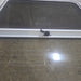 Used Slanted White Radius Opening Window : 40 1/2" W X 21 1/2" H X 1 1/4" D - Young Farts RV Parts