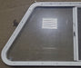 Used Slanted White Radius Opening Window : 41 1/2" W X 21 1/2" H X 1 1/4" D - Young Farts RV Parts