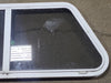 Used Slanted White Radius Opening Window : 41 3/4" W x 17 3/4" H x 2" D - Young Farts RV Parts