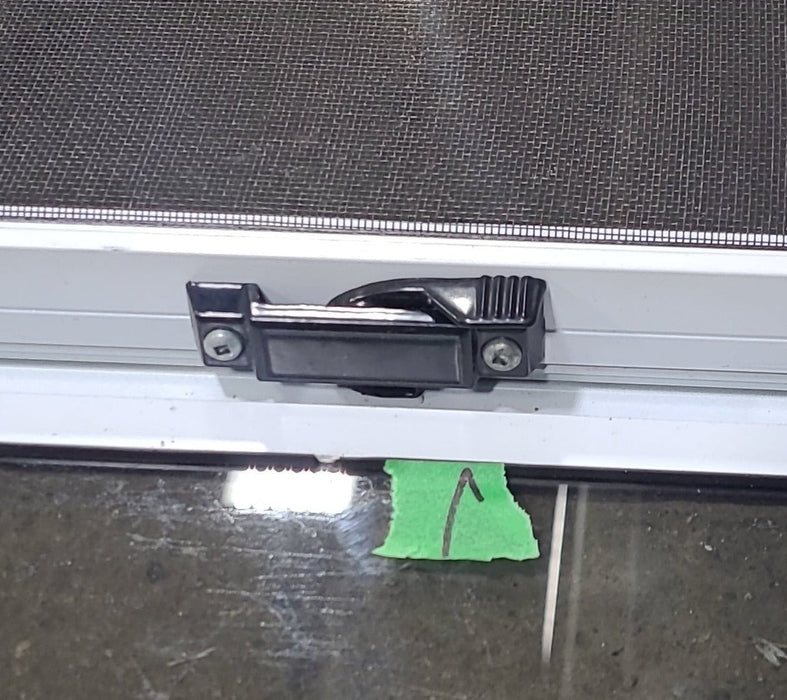 Buy Used Slanted White Radius Opening Window : 41 3/4