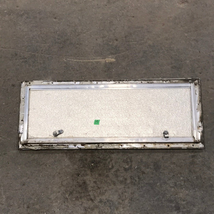 Used Square Corner cargo door  29 1/2" W x 10 1/2" H x 1"D