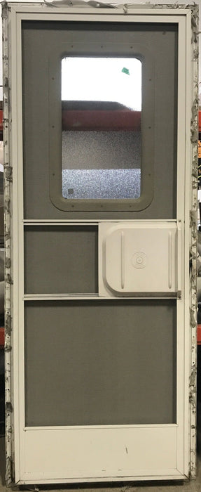 Used Square Corner Entry Door 26" H x 69 3/4" W