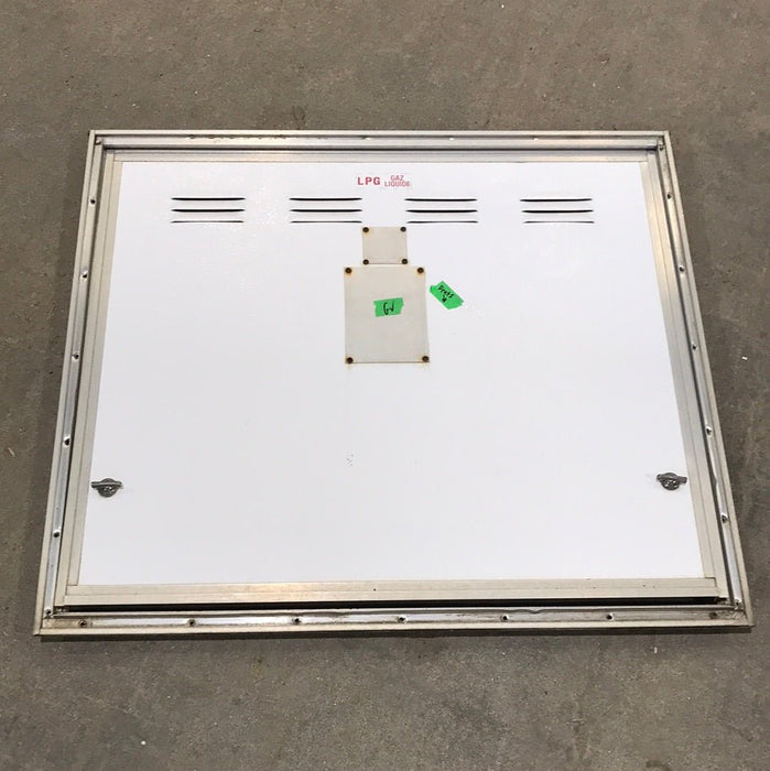 USED Square Corner Propane door  29 3/4" W x 25 1/4" H x 1" D