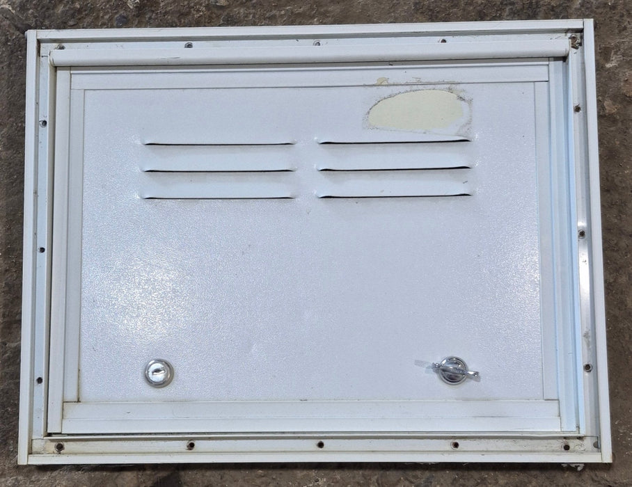 Used Square Cornered Battery/ Propane Cargo Door 16 x 11 7/8 x 3/4"D