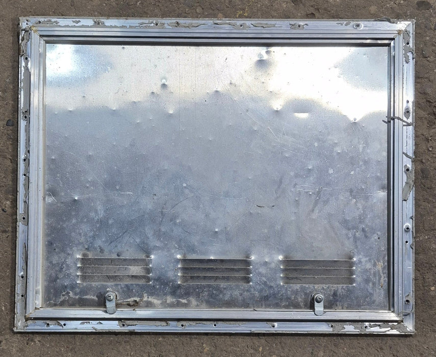 Used Square Cornered Battery/ Propane Cargo Door 25 1/4" x 19 3/4" x 5/8"