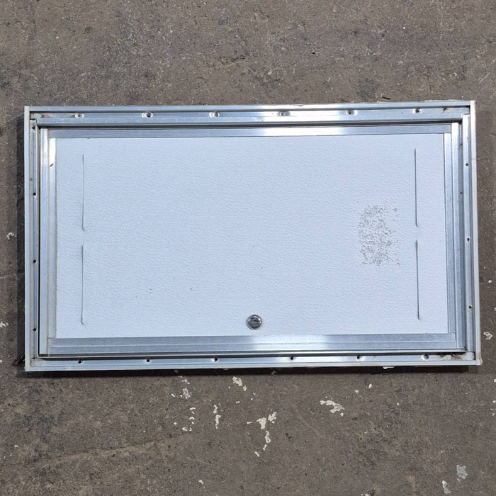 Used Square Cornered Battery/Propane Cargo Door - 24.875 X 13.75 X .75