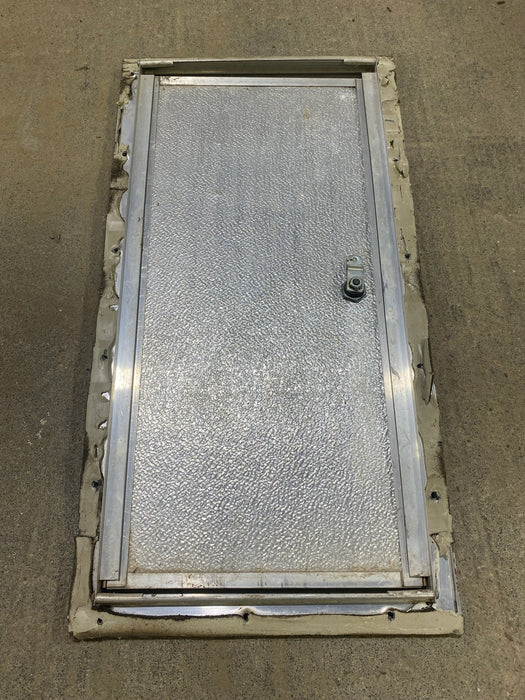Used Square Cornered Cargo Door 10 1/2" W x 22 1/2 H x 1" D