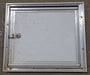 Used Square Cornered Cargo Door 14 1/4" x 12" x 3/4"D - Young Farts RV Parts