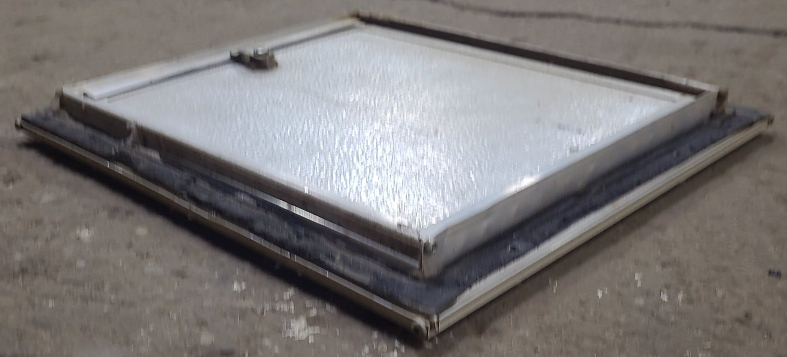Used Square Cornered Cargo Door 14 1/4" x 12" x 3/4"D - Young Farts RV Parts