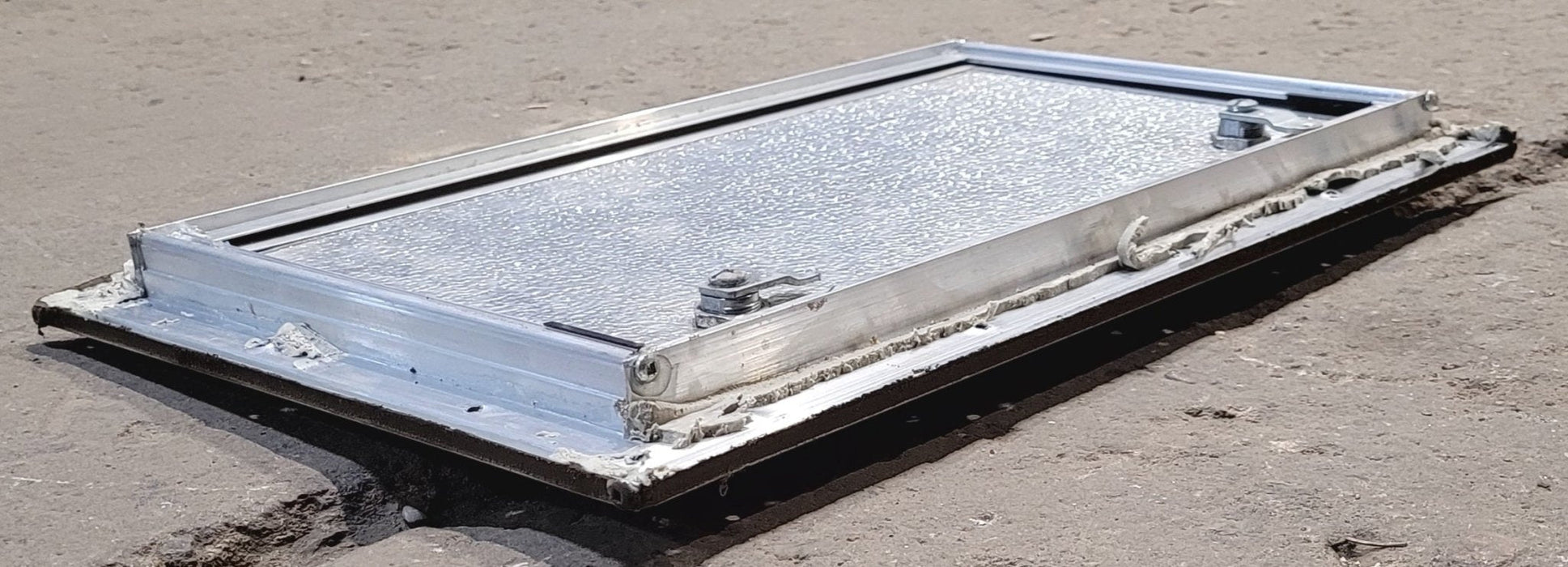 Used Square Cornered Cargo Door 17" x 9 3/4" x 3/4"D