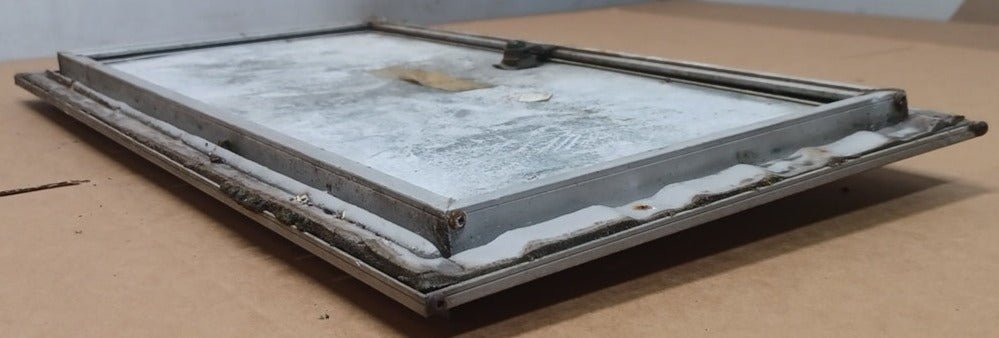 Used Square Cornered Cargo Door 19 3/4" x 9 3/4" x 1/2"D - Young Farts RV Parts