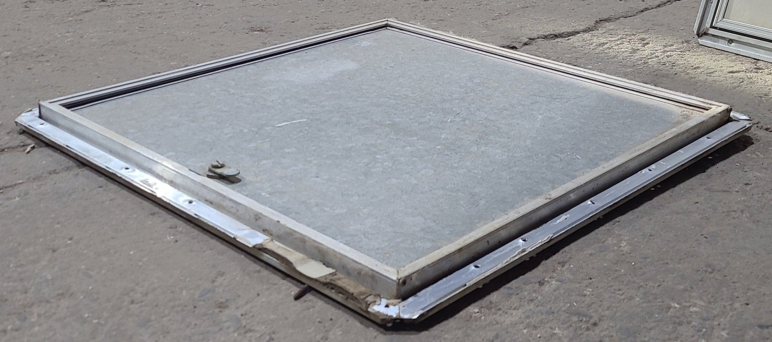 Used Square Cornered Cargo Door  20 7/8" x 20 7/8" x 5/8"