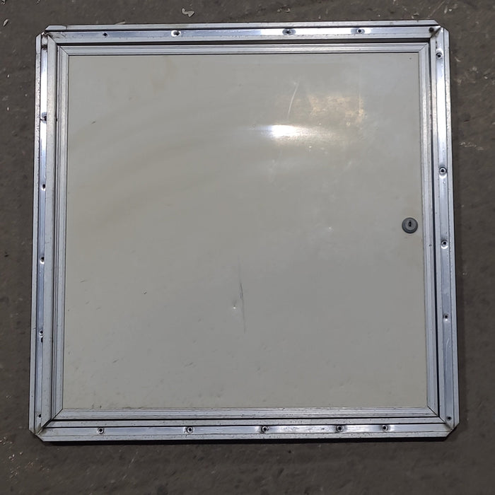 Used Square Cornered Cargo Door  20 7/8" x 20 7/8" x 5/8"