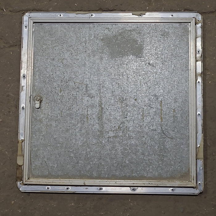 Used Square Cornered Cargo Door  20 7/8" x 20 7/8" x 5/8"