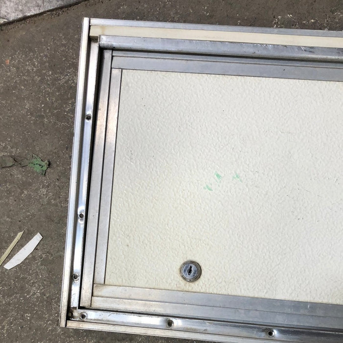 Used Square Cornered Cargo Door 23 3/4 x 10 1/2 - Young Farts RV Parts