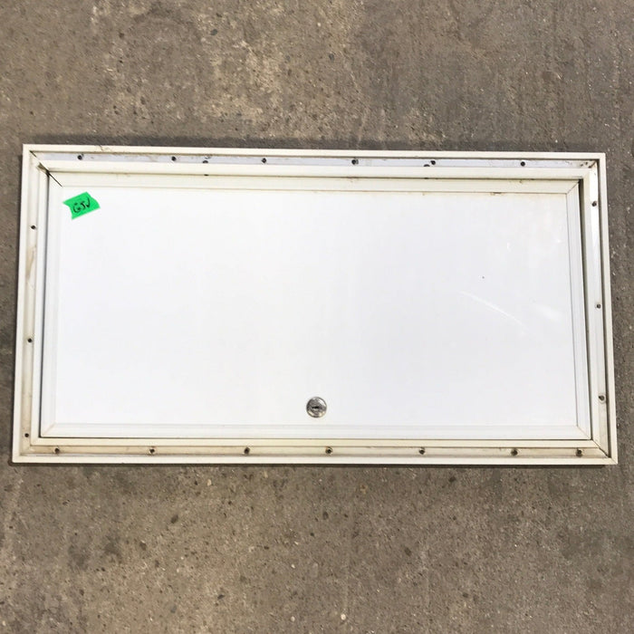 Used Square Cornered Cargo Door - 23 3/4" x 11 3/4" x 3/4" D - Young Farts RV Parts