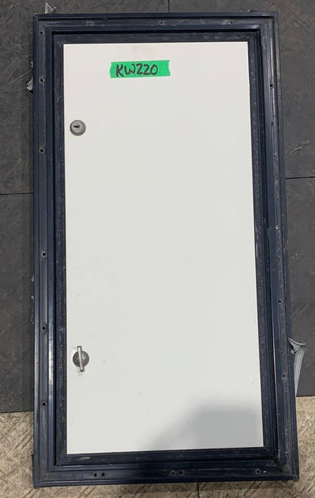 Used Square Cornered Cargo Door 23 3/4" x 11 3/4" x 5/8" - Young Farts RV Parts