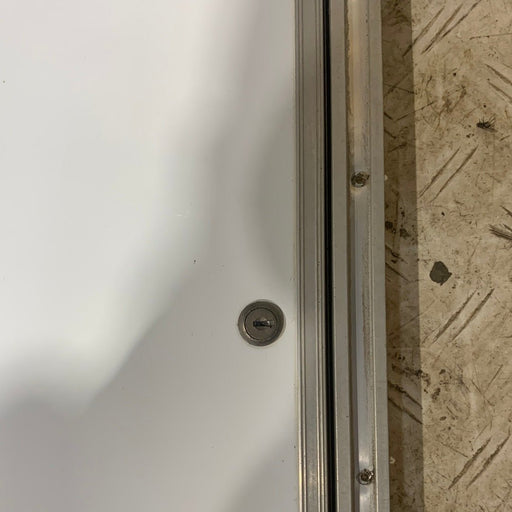 Used Square Cornered Cargo Door 23 5/8" x 9 3/4 " x 1/2"D - Young Farts RV Parts