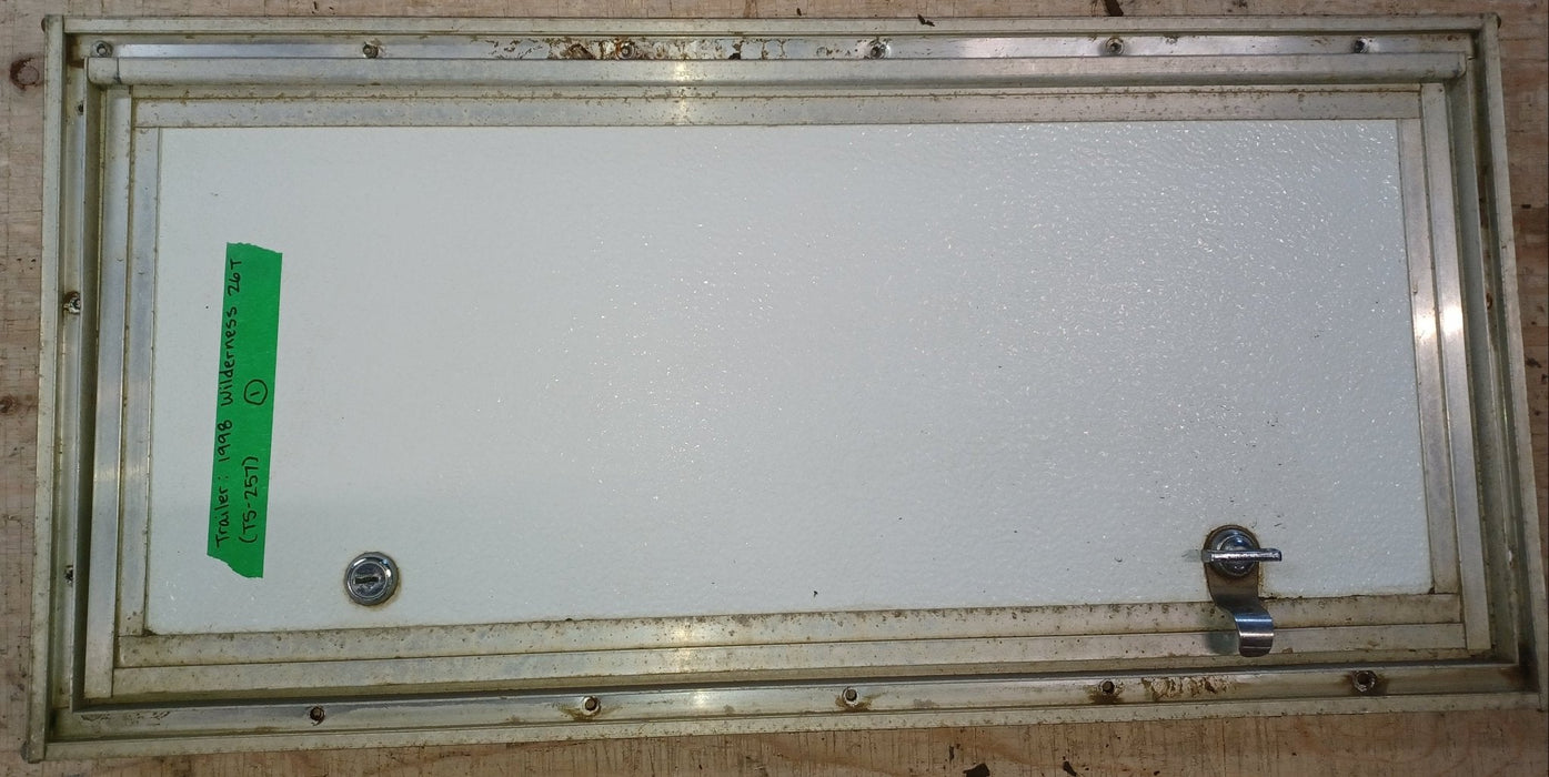 Used Square Cornered Cargo Door 24" x 10 1/2" x 7/8"