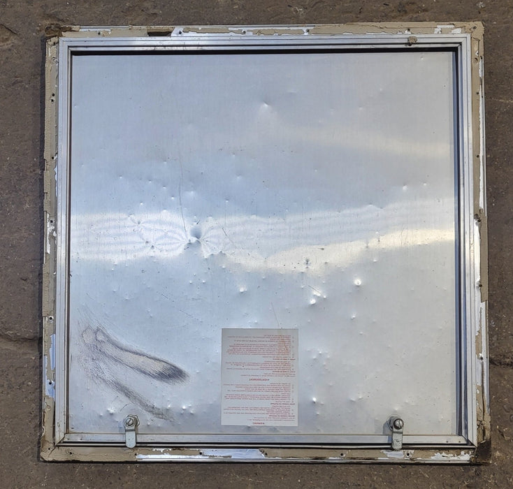 Used Square Cornered Cargo Door 25 1/2" x 25 1/2" x 5/8" D
