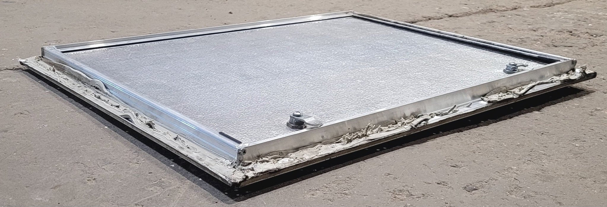 Used Square Cornered Cargo Door 25 3/4" x 19 3/4" x 3/4"D