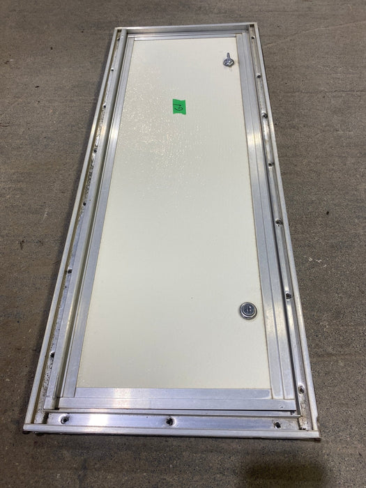 Used Square Cornered Cargo Door 29 1/2" W x 10 1/4" H X 1" D