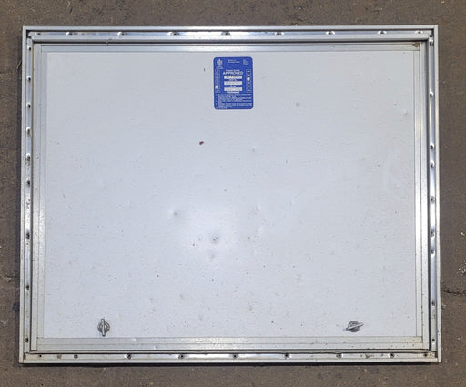 Used Square Cornered Cargo Door 30" x 23 3/4" x 3/4"D - Young Farts RV Parts