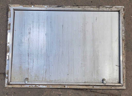 Used Square Cornered Cargo Door 32" x 22 1/8" x 5/8" D - Young Farts RV Parts