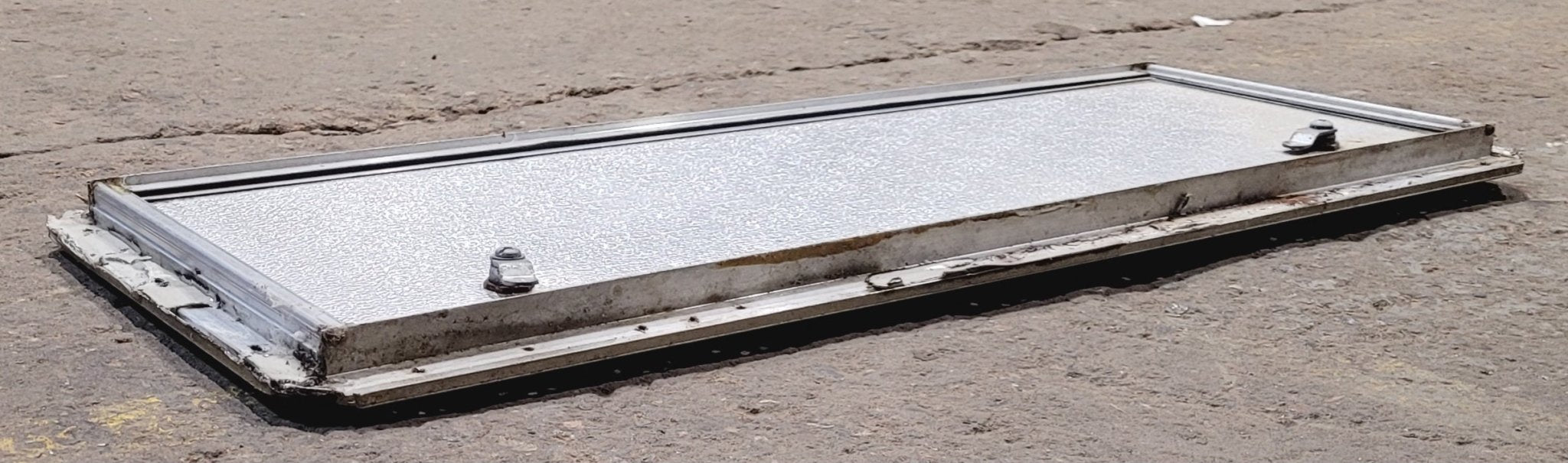 Used Square Cornered Cargo Door 33 3/4" x 13 3/4" x 3/4" D