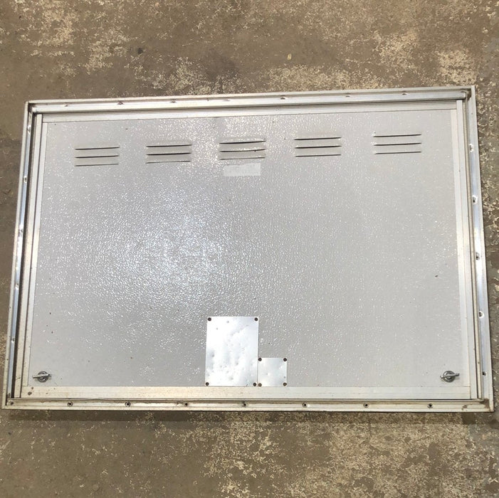 Used Square Cornered Cargo Door 34 3/4 x 24 1/4 - Young Farts RV Parts