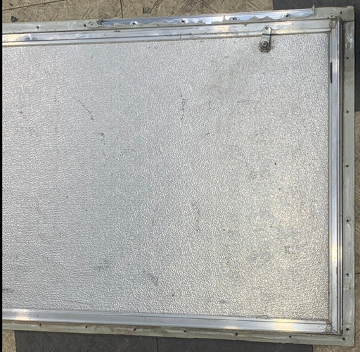 Used Square Cornered Cargo Door 35 1/2" x 23 1/4" X 3/4"D - Young Farts RV Parts