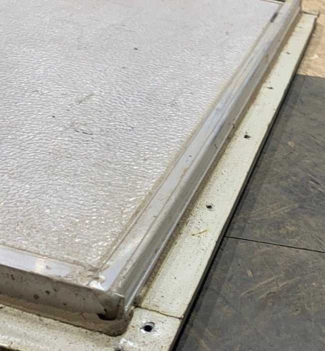 Used Square Cornered Cargo Door 35 1/2" x 23 1/4" X 3/4"D - Young Farts RV Parts