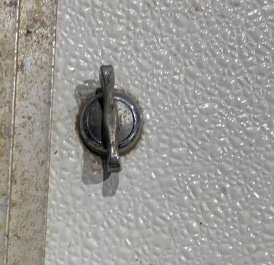 Used Square Cornered Cargo Door 35 1/2" x 23 1/4" X 3/4"D - Young Farts RV Parts