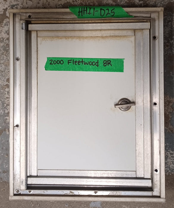 Used Square Cornered Cargo Door 8 1/2" x 11 1/8" x 7/8" - Young Farts RV Parts