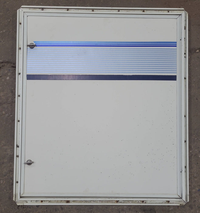 Used Square Cornered Propane/ Cargo Door 29 1/4" H x 25 1/4" W - Young Farts RV Parts