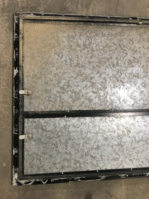 Used Square Cornered Propane Cargo Door 29 3/4" x 25 3/4" x 3/4"D