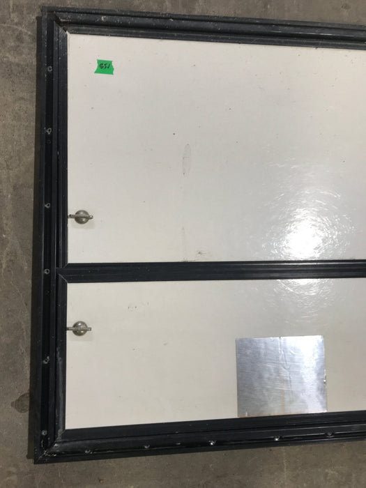 Used Square Cornered Propane Cargo Door 29 3/4" x 25 3/4" x 3/4"D