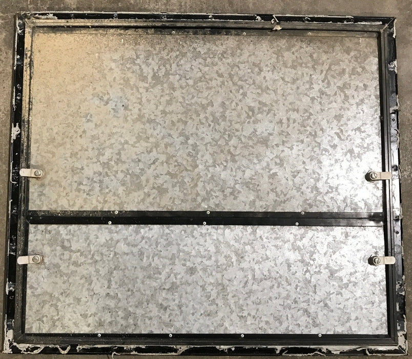 Used Square Cornered Propane Cargo Door 29 3/4" x 25 3/4" x 3/4"D