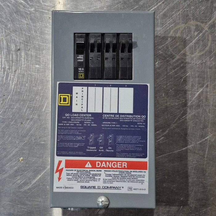 Used Square D Load Center- QO3-5FM30TTS