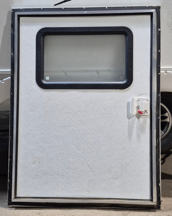Used Square Storage/ Teardrop Trailer Entry Door 35 1/2" W x 47 1/2" H