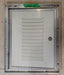 Used Squared Cornered Battery/Propane Cargo Door 13 7/8" x 10 7/8" x 5/8 "D - Young Farts RV Parts