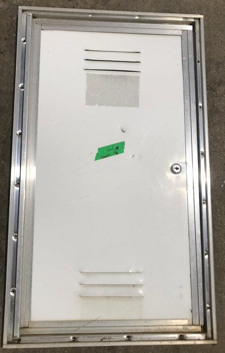 Used Squared Cornered Battery / Propane Cargo Door - 24 3/4" x 13 3/4" x 3/4 "D