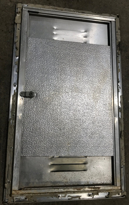 Used Squared Cornered Battery / Propane Cargo Door - 24 3/4" x 13 3/4" x 3/4 "D