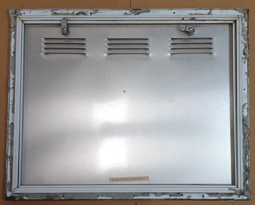 Used Squared Cornered Battery/Propane Cargo Door 25 1/4" x 19 3/4" x 5/8 "D - Young Farts RV Parts