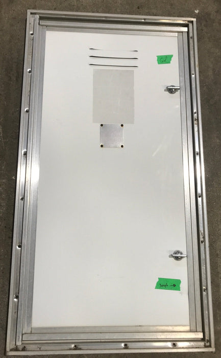 Used Squared Cornered Battery / Propane Cargo Door - 28 3/4" x 14 3/4" x 3/4 "D