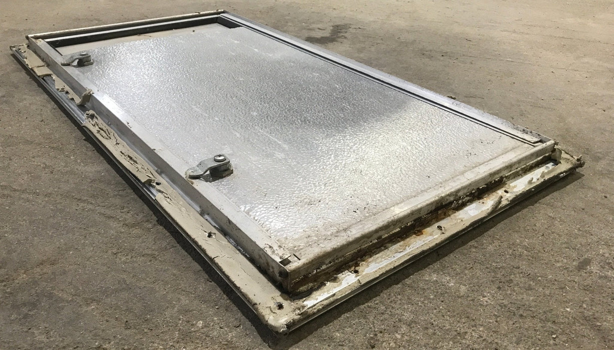 Used Squared Cornered Battery / Propane Cargo Door - 28 3/4" x 14 3/4" x 3/4 "D