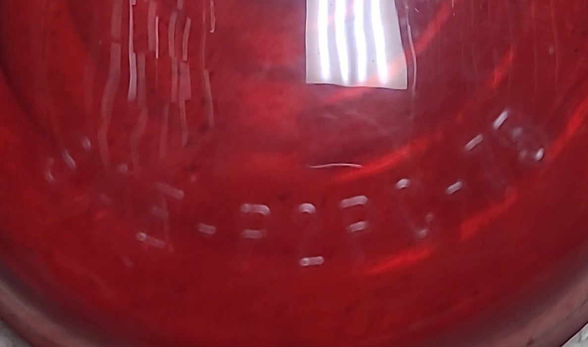 Used STRATOLITE 104 | SAE-P2PC-75 Replacement Lens for Marker Light | Red - Young Farts RV Parts