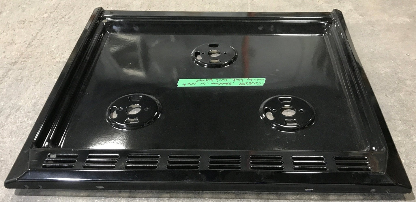 Used Suburban 3-Burner Main Top, Black - 102582BK