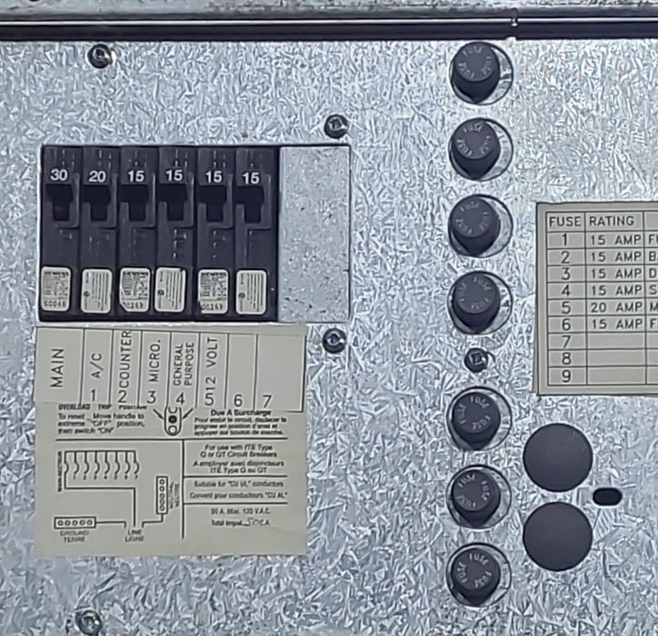 Used SYSTEM MONITORS 32 AMP Converter TNC320D - Young Farts RV Parts